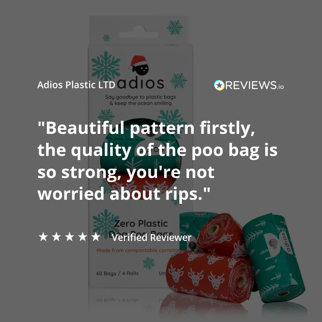 🎄 Adios Plastic Christmas - 4 Rolls – 60 Bags - Image 4