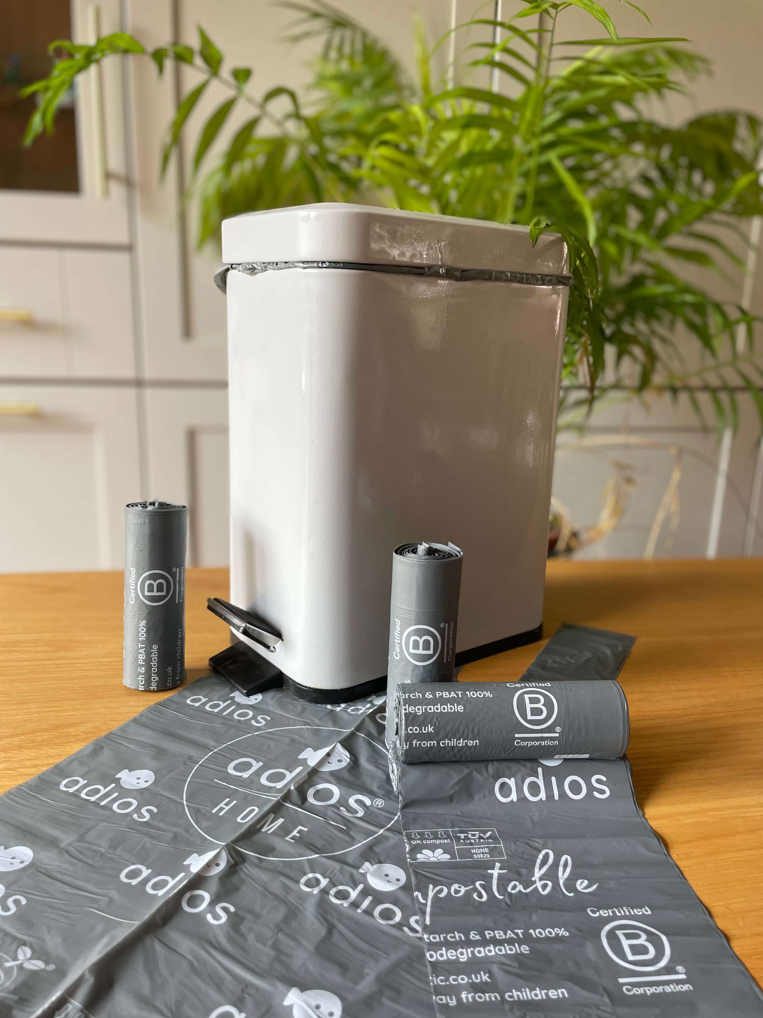 🛍️ Compostable Bin Liners with Handles – 30L - Roll of 20 bags 🌿 - Image 4