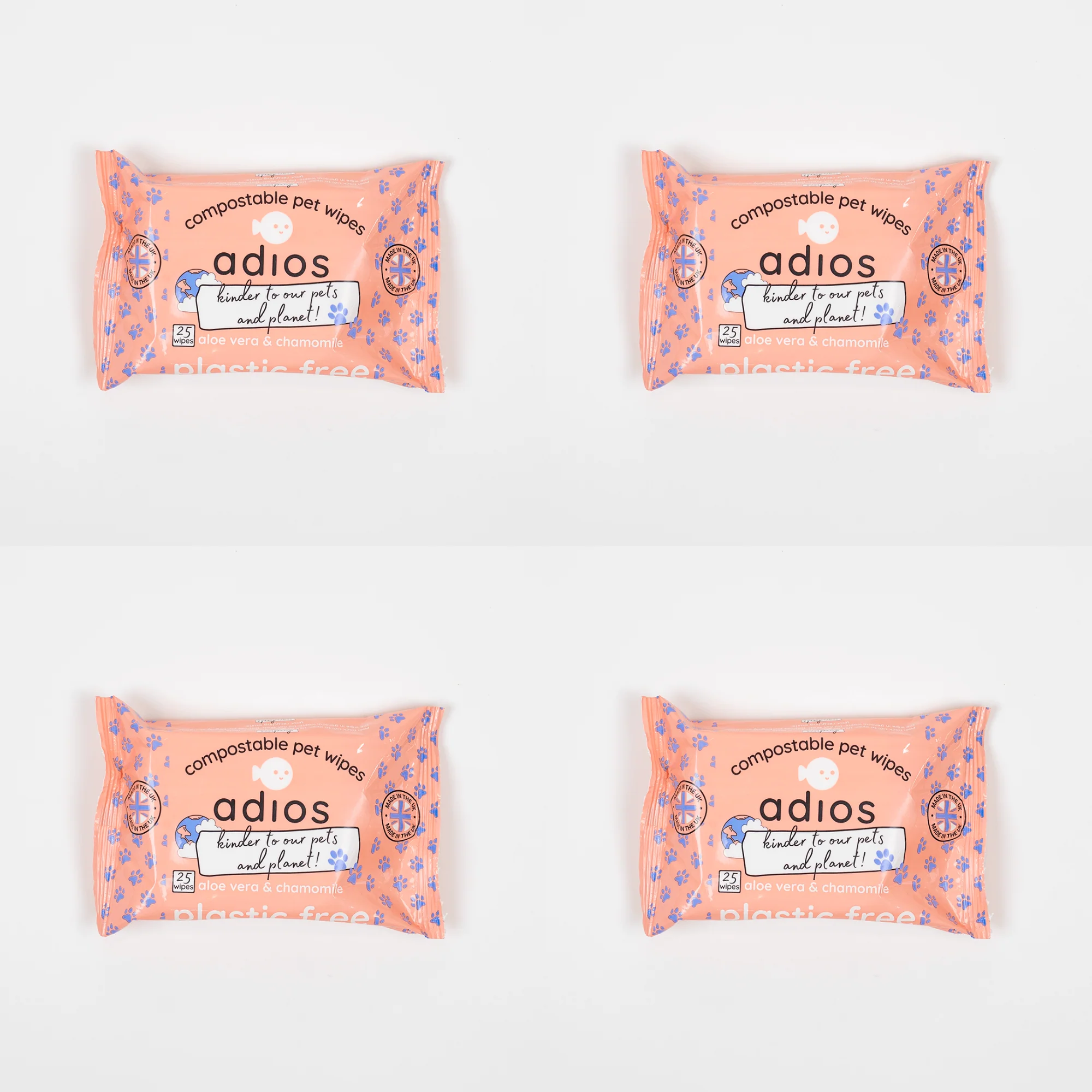 Compostable Pet Wipes 25pk - Image 9