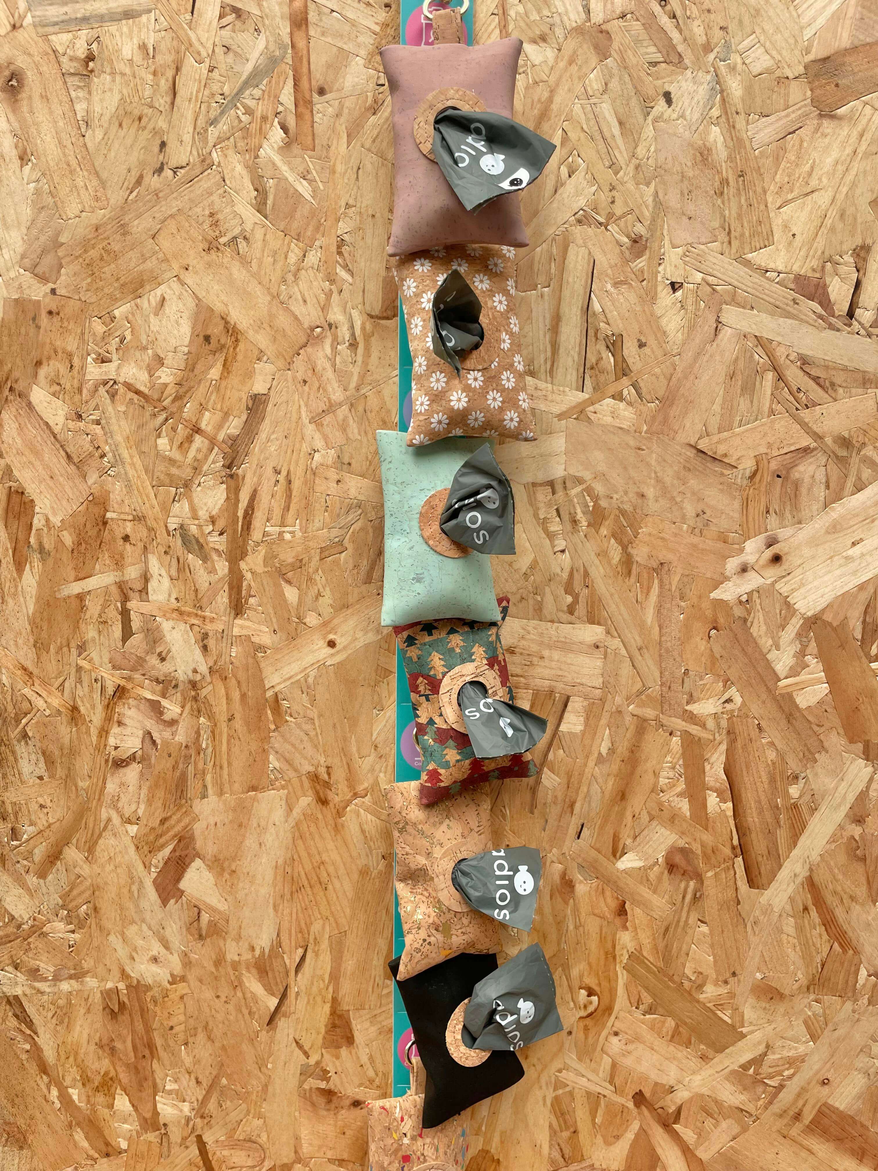 Handmade Natural Cork Poo Bag Holders - Image 3