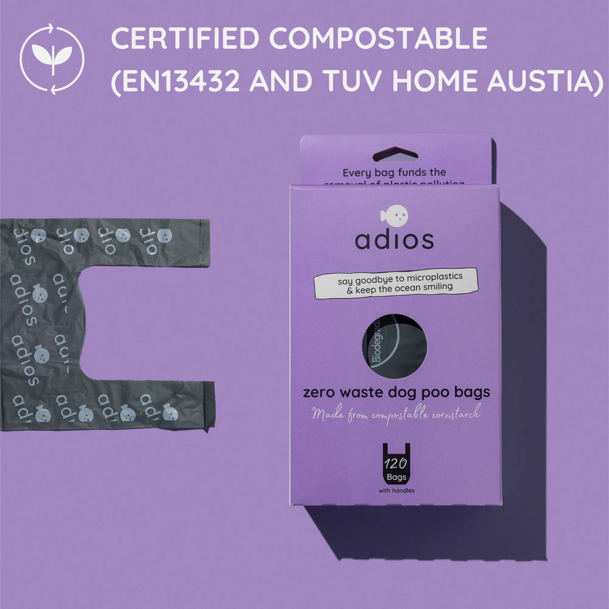 Large handled bags - 120pcs - "Loose" - Grey - Image 4